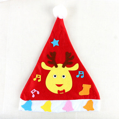 DIY Christmas Hat Christmas Children's Nursery School Christmas Necessities and Children's Christmas Hat DIY Christmas Hat Christmas Children's Nursery School Christmas Necessities and Children's Christmas Hat